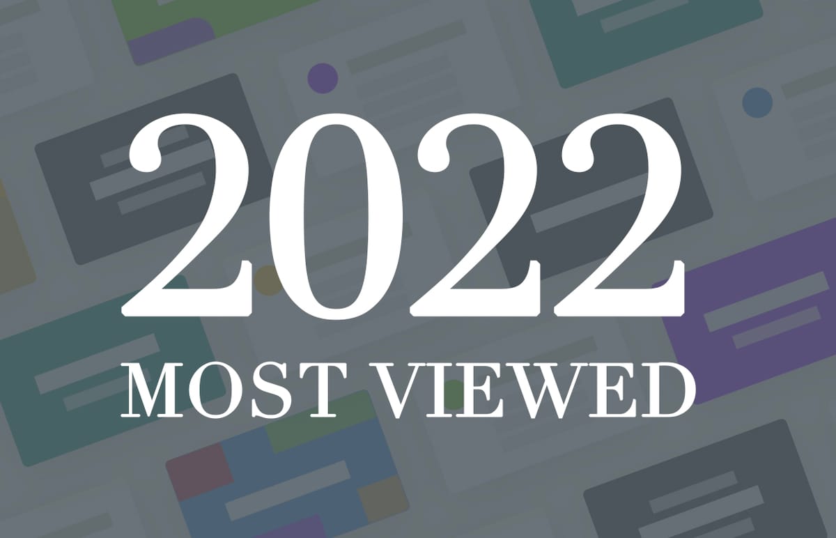 2022 Most Viewed Presentations on Speaker Deck